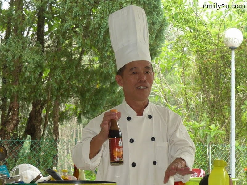 Chef Farhan Wong with his all-purpose seasoning