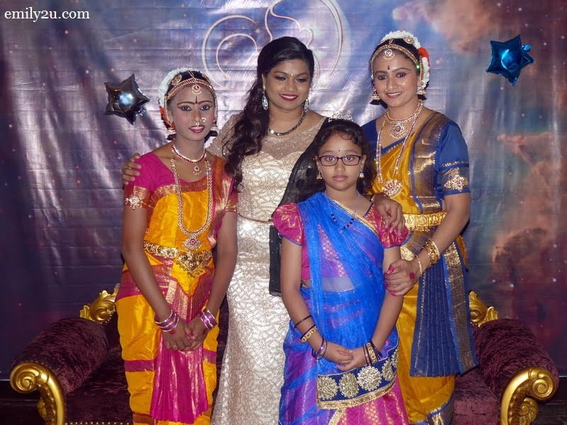 23. brainchild of the event, Maya Malar of MBG Events (in gold) takes a photo with her dancers