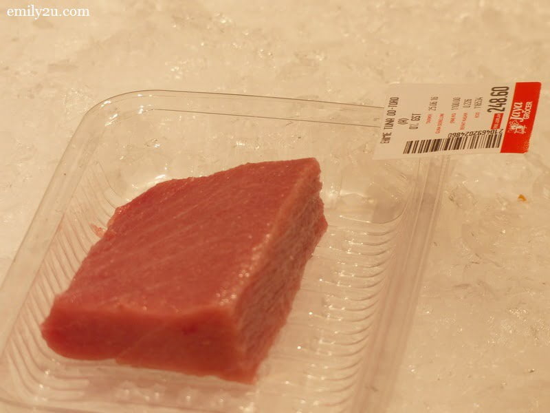 4. this slice of tuna is priced at RM248.60