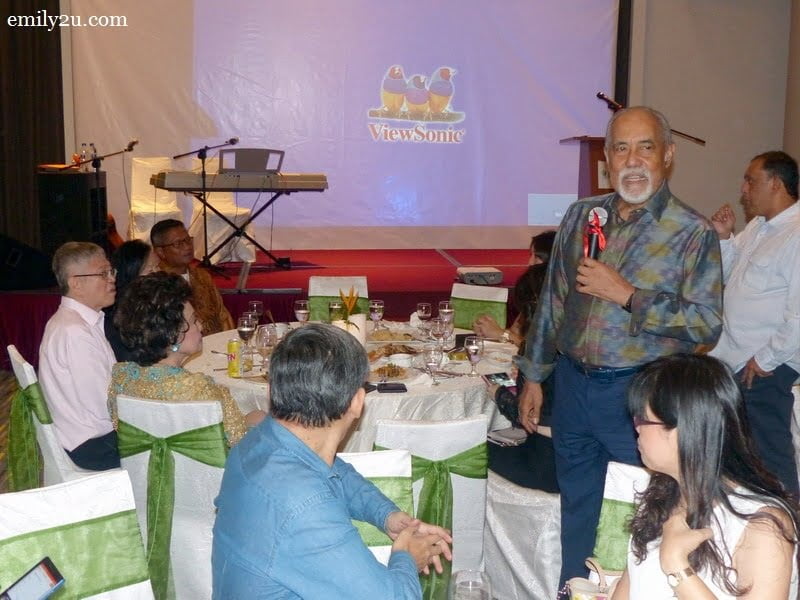 7. Tan Sri Dato’ Seri Haji Megat Najmuddin dedicates some words to Mr. Peter Chan