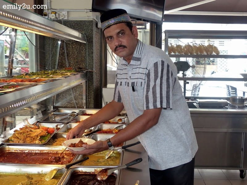 1. Mr. Sheikh, one of the partners of Restoran Pekan Nasi Kandar