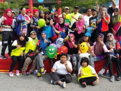 4. some of the participants at Ipoh Car-Free Day