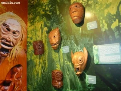 9. mask carvings
