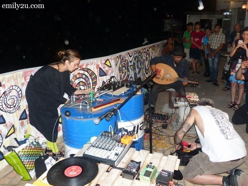 15. experimental music: by musicians from Malaysia, France and Russia