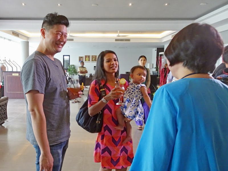 1. the arrival of Cheryl Samad's family at The Haven Resort Hotel & Residences, Ipoh