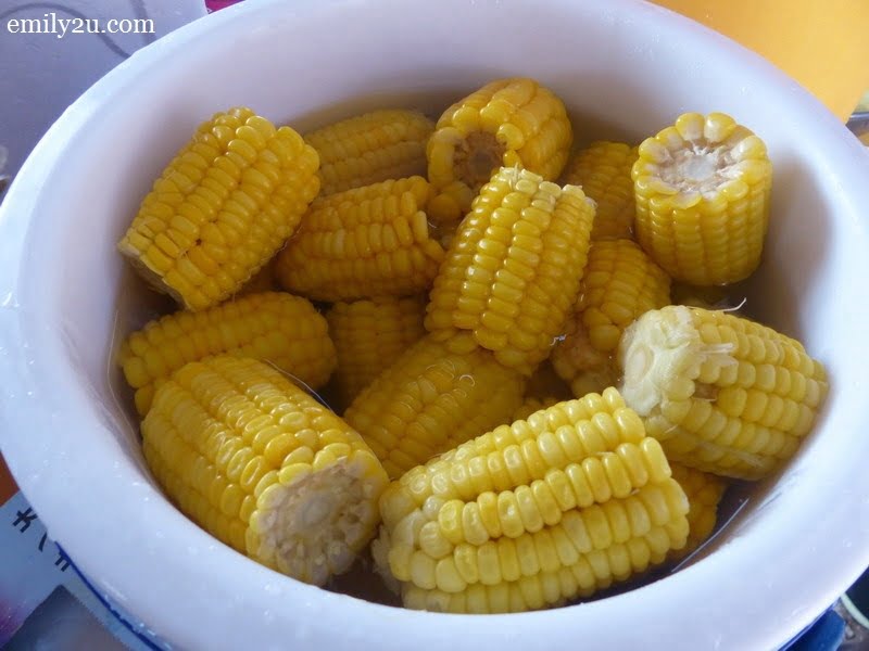 4. boiled corn