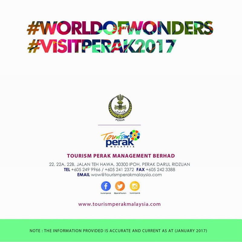 Tourism Perak contact information