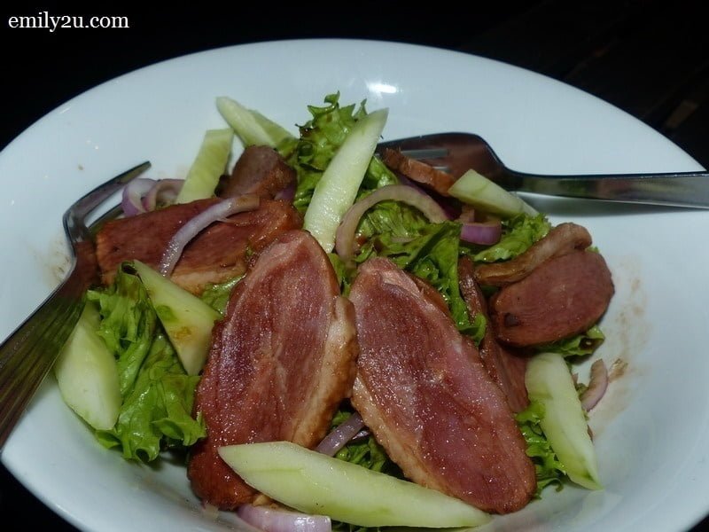 4. D'Pine Café: Smoked Duck Salad