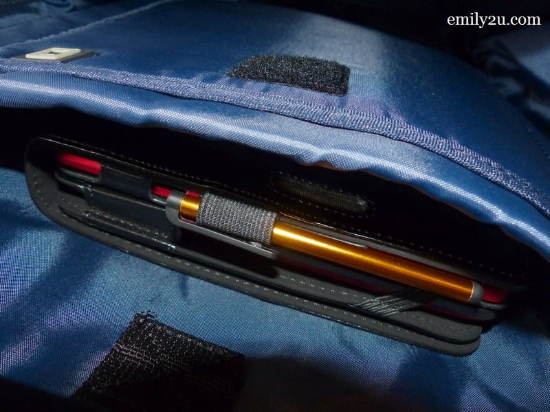 2. my ASUS Transformer fits snugly in the backpack