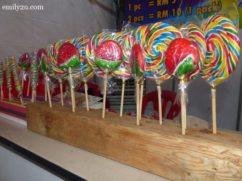 15. colourful lollipops