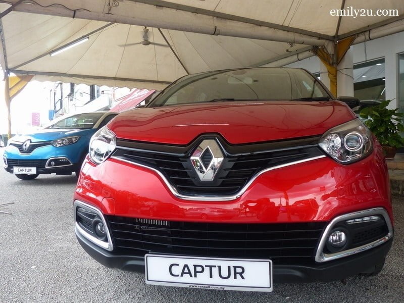 2. the all new Renault Captur in Flame Red