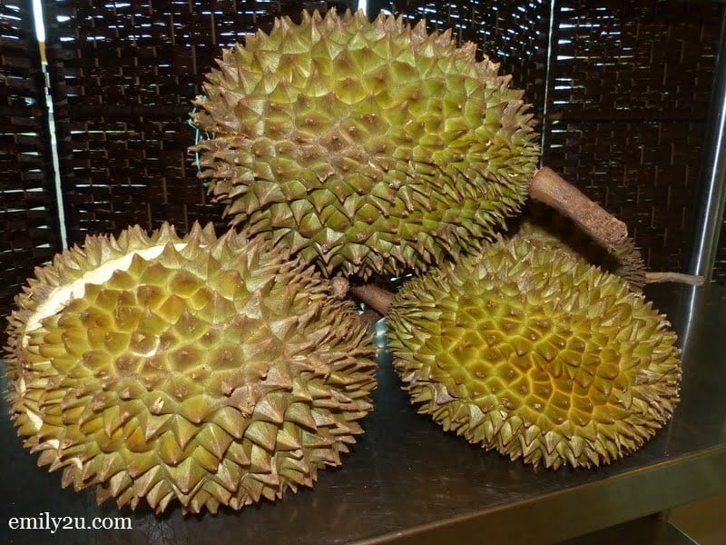 29. fresh durian fruits