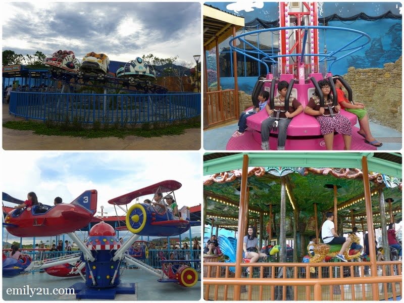15. some of the rides in Fantasy Forest