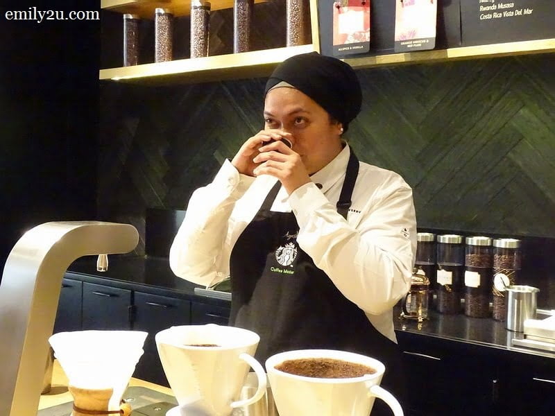 6. this is how you smell your coffee