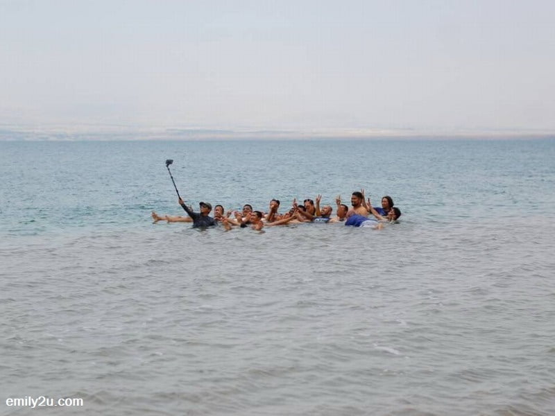 10. KSKMP delegates wefie in the Dead Sea