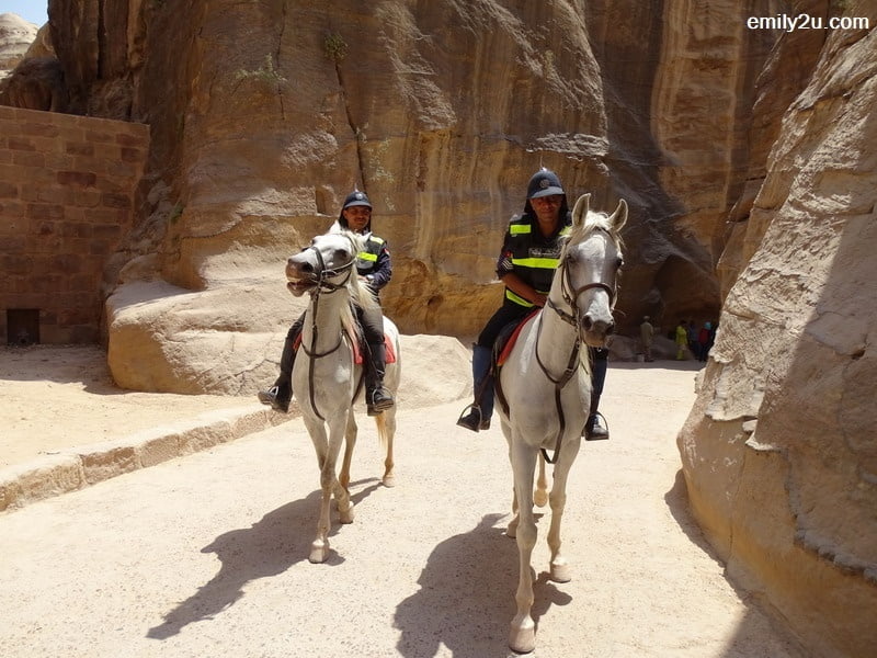 7. tourist police on horsebac