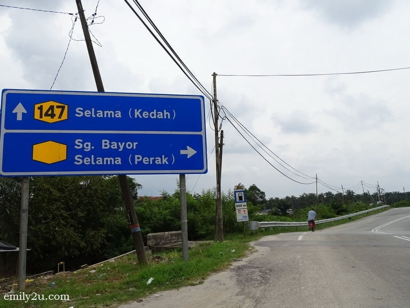 2. north to Selama (Kedah), east to Selama (Perak)