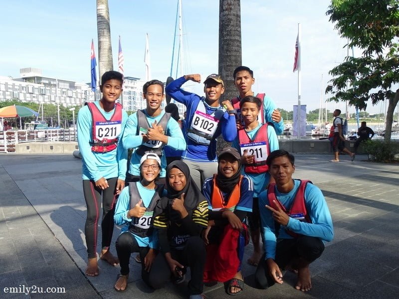  1. some participants ready for Iskandar Puteri Kayak Challenge