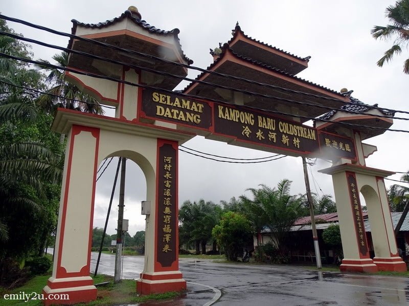 1. the arch of Kampung Baru Coldstream, Perak