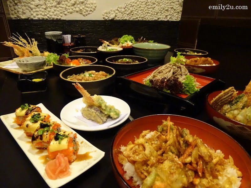 18. Japanese feast at the pork-free Sango