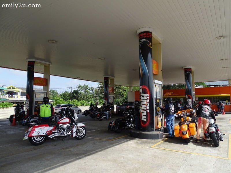 20. fuel stop at BHPetrol before the long road journey begins
