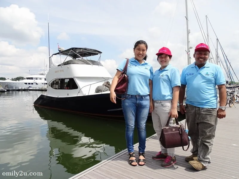9. travel mates from C.A.M. (Sendok Group) pose with The Black Pearl