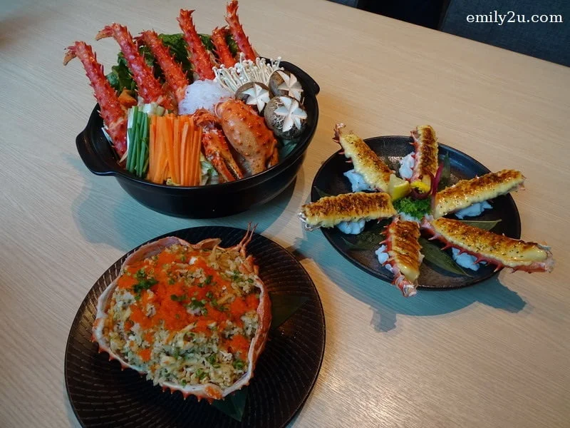   17. Taraba Gani (Hokkaido King Crab with three cooking methods) 