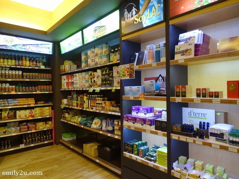 5. shelves and shelves of organic products