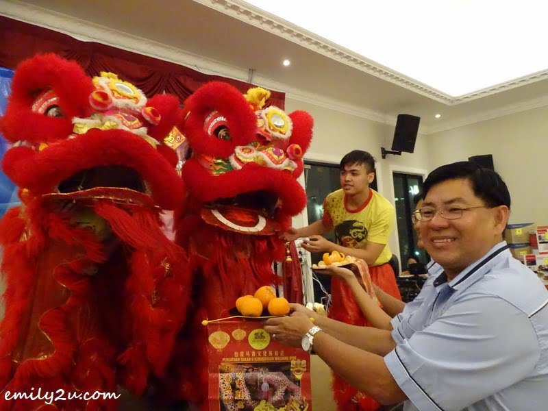 1. double lion dance to bless the CNY event