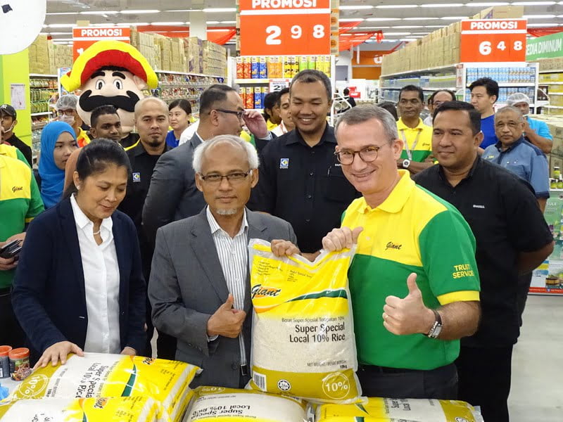 6. thumbs up for Giant home brand rice
