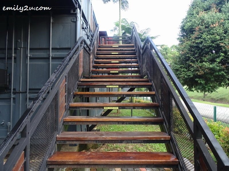 9. stairs leading to the upper floor