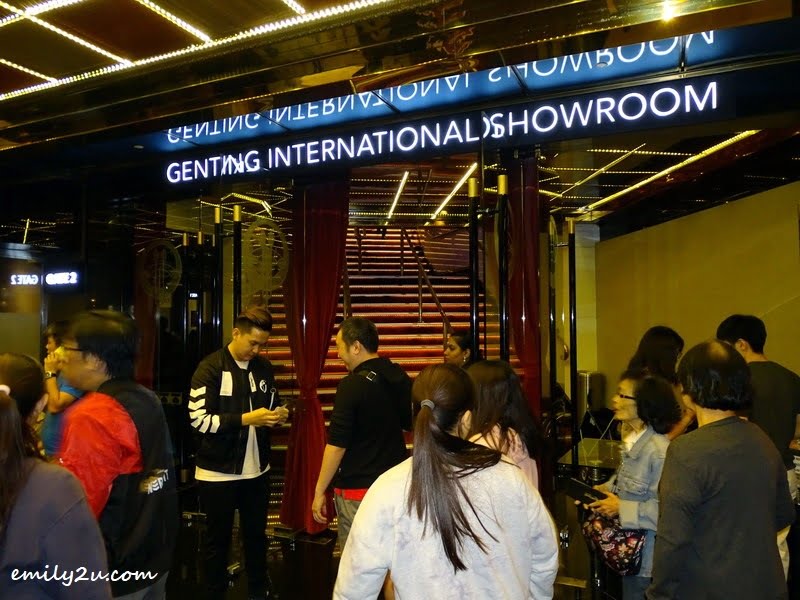 2. at the Genting International Showroom