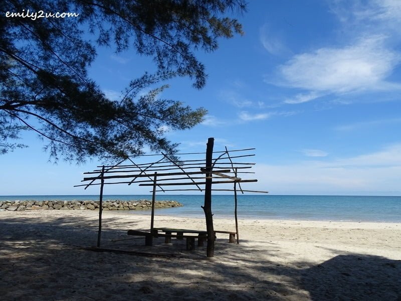 3. the beach of Kampung Layang-Layangan