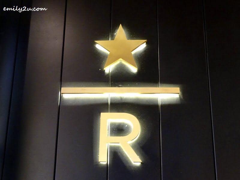  9. the golden R logo for Starbucks Reserve®