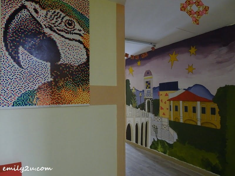  12. art and mural painted by guests