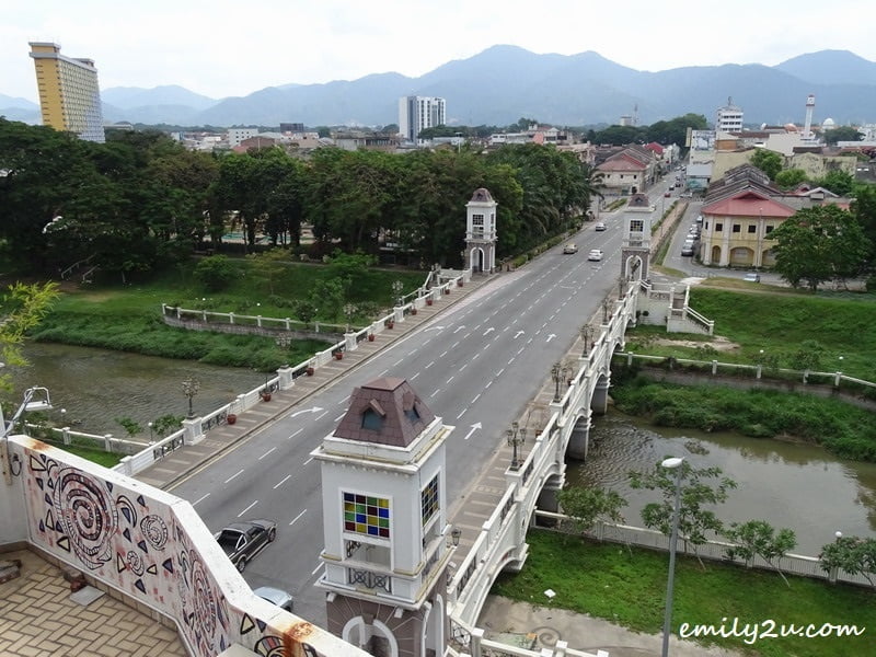  30. from the rooftop of Abby By The River, overlooking Kinta River and its bridge