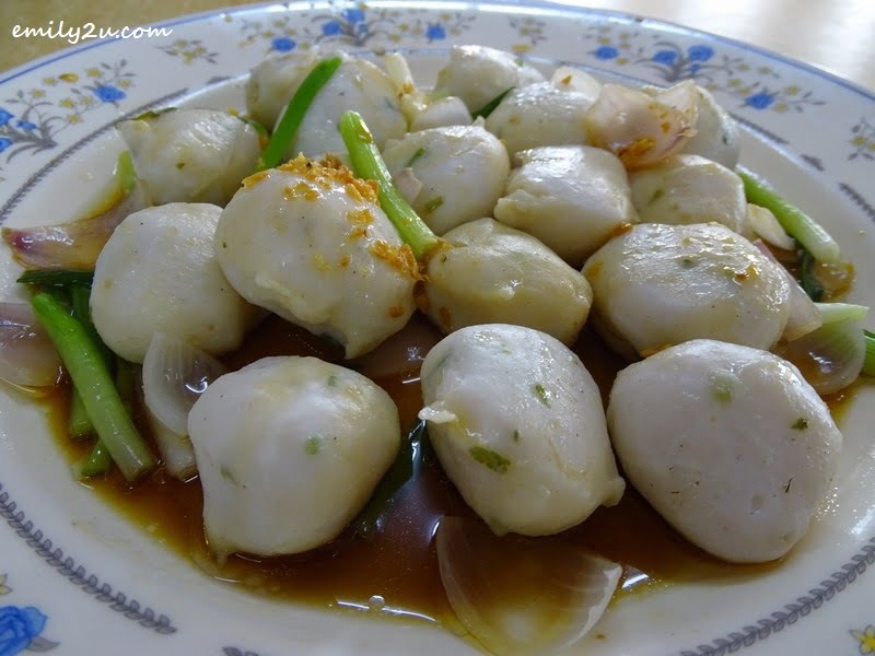 5. fish balls - handmade from Tofu Fish (Caesio cuning), a species of saltwater fish