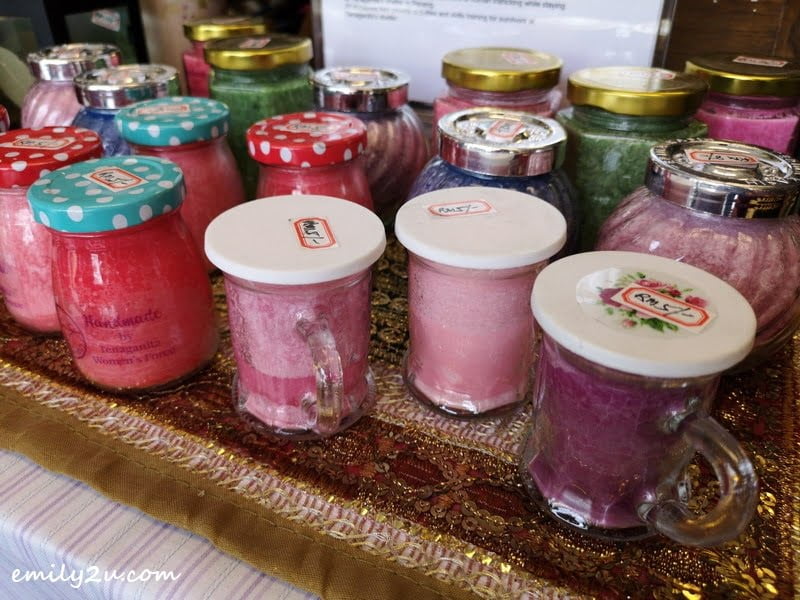 5. palm oil fragrant candles supplied by Tenaganita