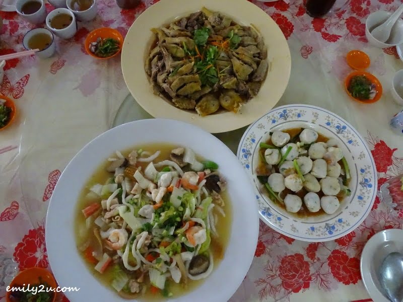  6. some of our lunch dishes at Fook Kee Air-Cond Restaurant, Sungai Siput (U)