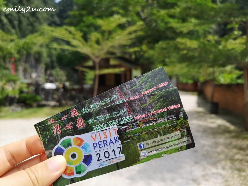 1. tickets to Qing Xin Ling Leisure & Cultural Village