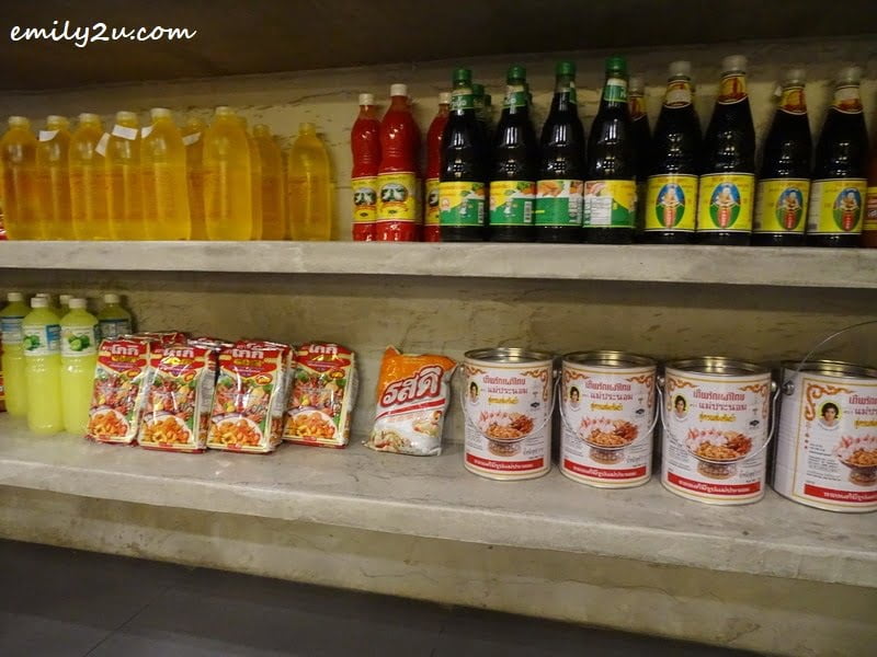  16. imported Thai noodles and sauces