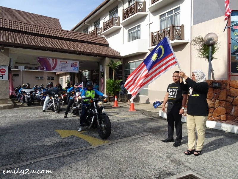  12. flag off at Hotel Seri Malaysia
