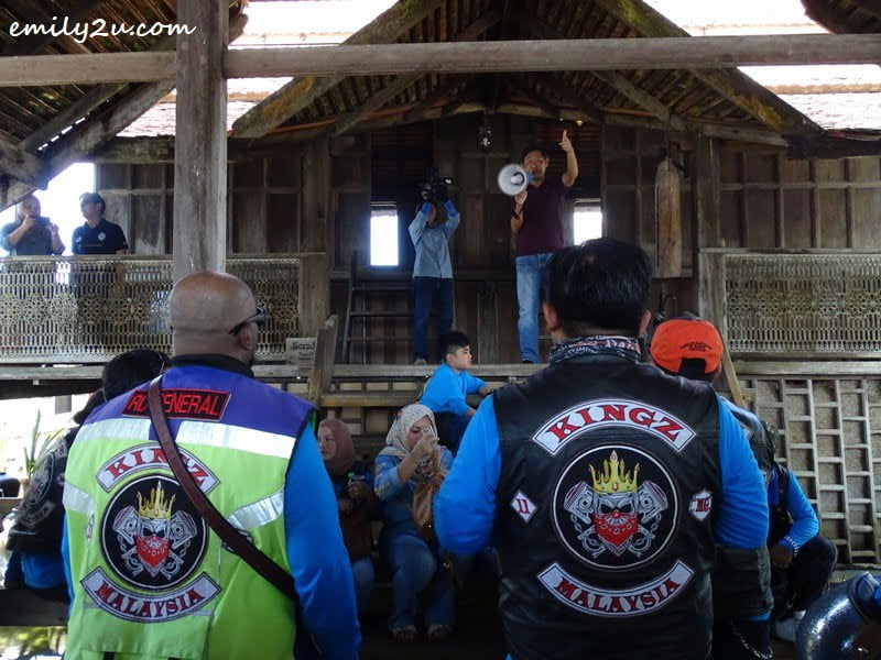  16. a visit to Terrapuri Heritage Village, with owner Mr. Alex sharing his concept to the bikers