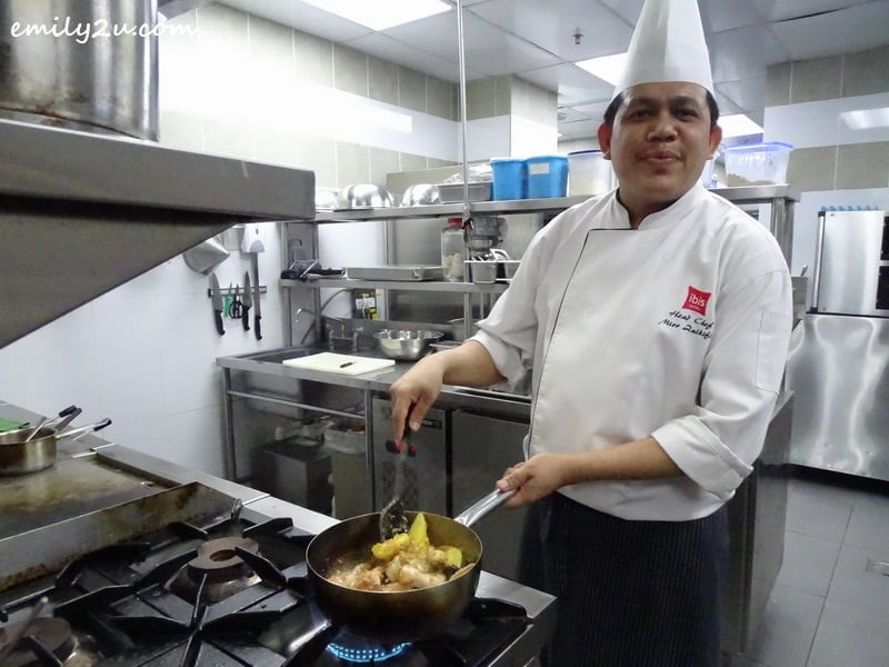   29. a brief visit to Chef Mior's (ibis Melaka Hotel head Chef) territory