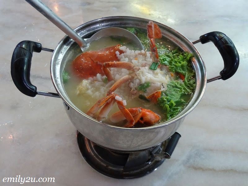  4. Mini Hot Pot Crab Porridge