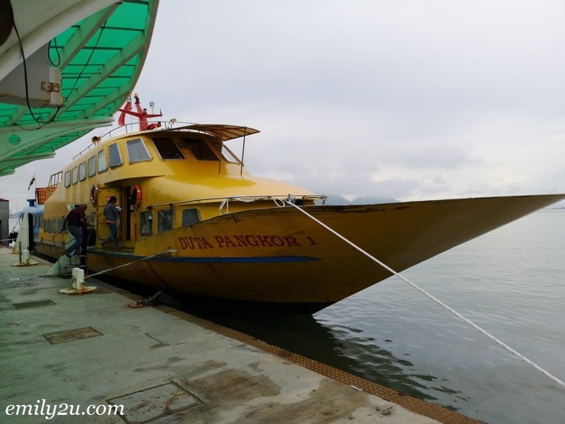 38. ferry from Marina Island Jetty to Pangkor Jetty