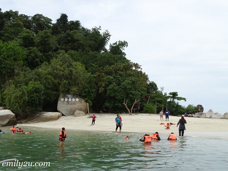 45. swimming and snorkelling are only two activities to indulge in at Pulau Giam