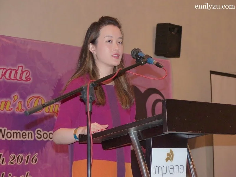 4. one of the speakers, Hannah Kam