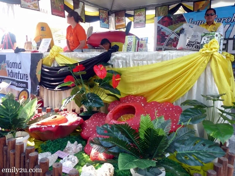 7. a booth to promote Royal Belum