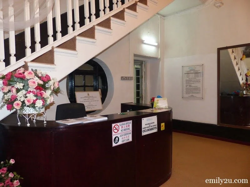 3. reception counter